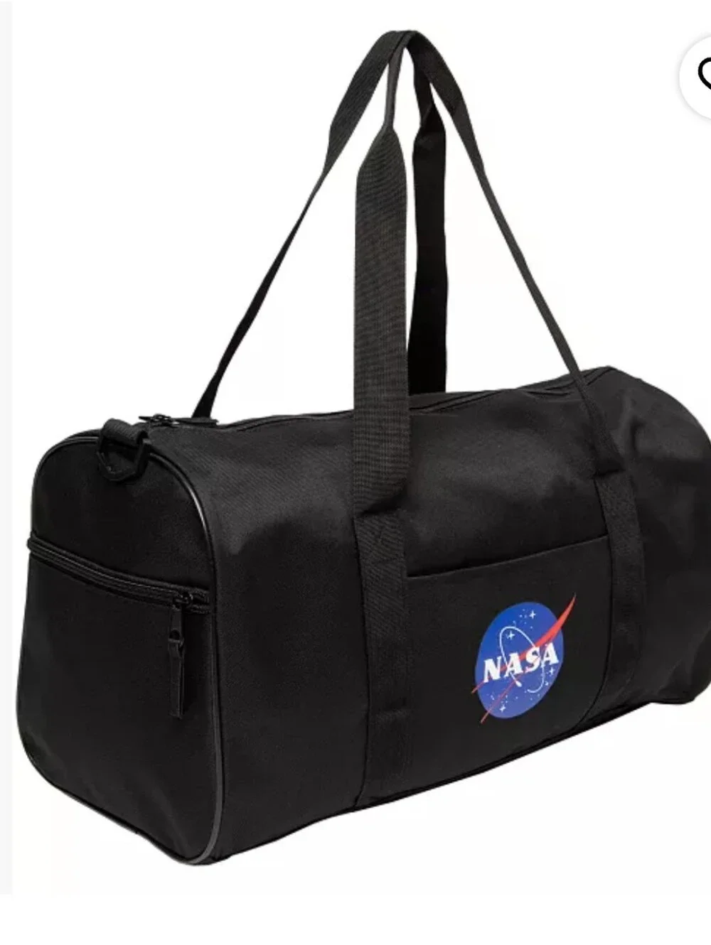 NASA Big black Duffle Bag – Men's Travel & Gym Bag